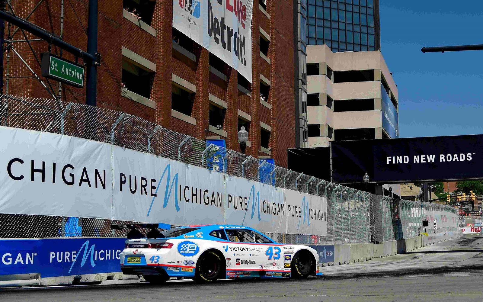 Pair of Solid Top-Fives for TeamSLR in Detroit Race No. 2